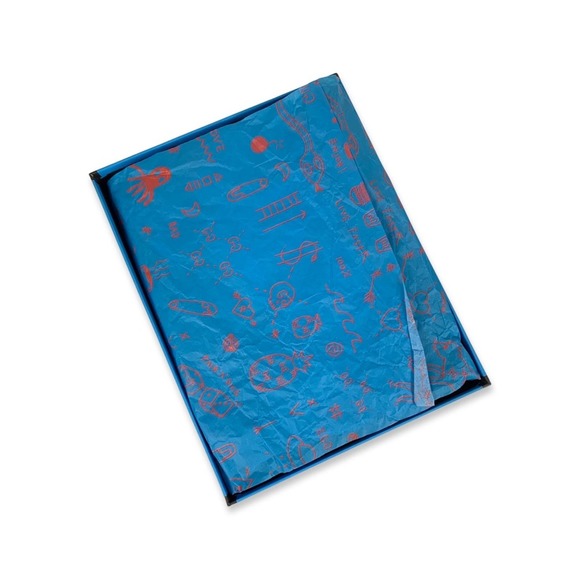 Gucci Ghost Red White and Navy High Top Leather Sneakers - Picture 14 of 16